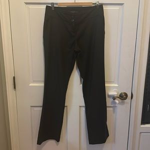 Dark grey flare dress pants